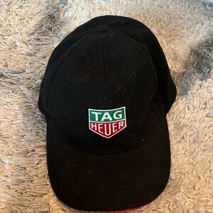 Tag Heuer Black and Red Cap